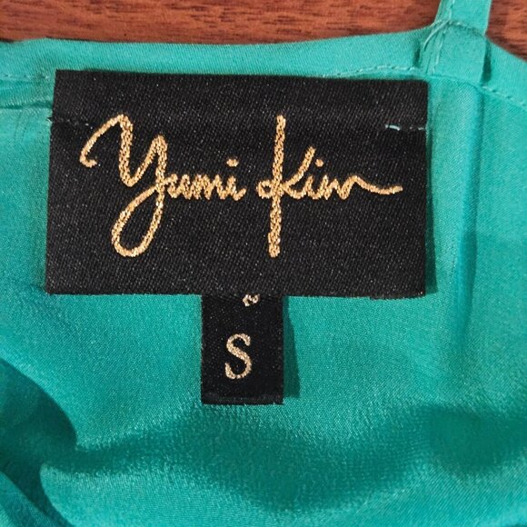 Yumi Kim Silk Colorblock Mini Dress S Dopamine Dressing Resortwear, Art-to-Wear - Picture 4 of 11